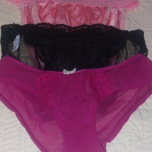 Three lace panties - NWOT